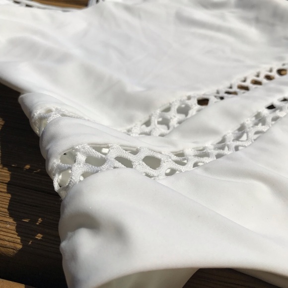 Tularosa X Revolve Ivory Lace One Piece Swim - Picture 6 of 8